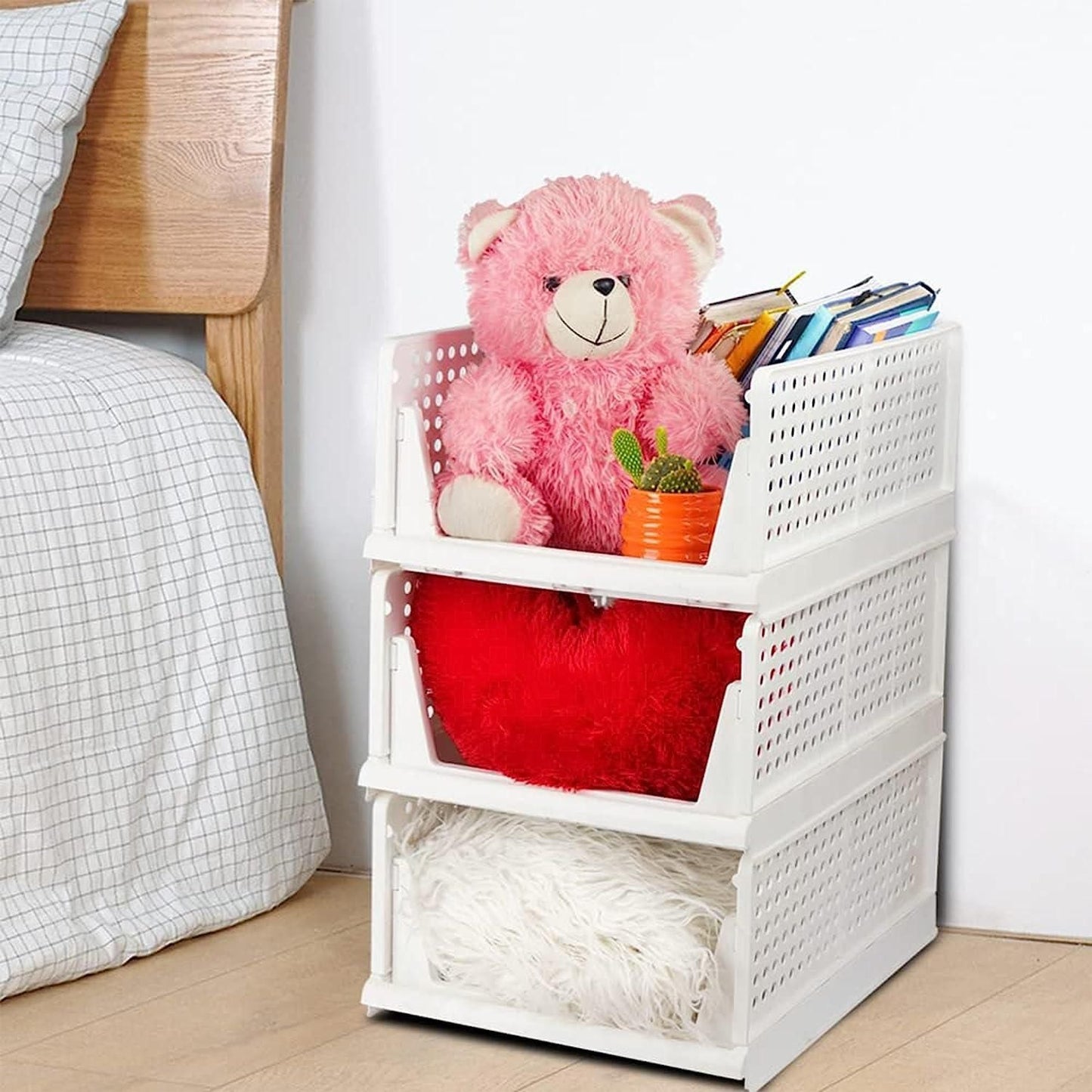 Multipurpose Foldable Storage Baskets