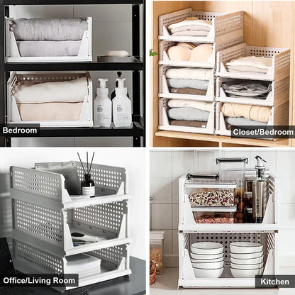 Multipurpose Foldable Storage Baskets