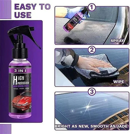 3 In 1 High Protection Car Coating Spray (BUY 1 GET 1 FREE)