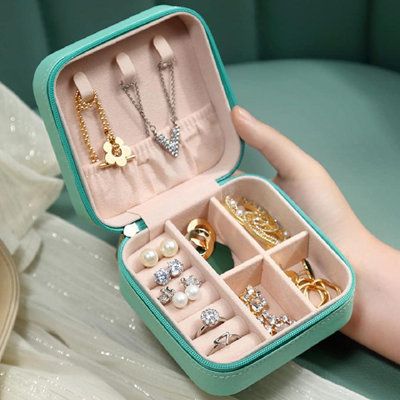 Mini Jewelry Travel Case (Multicolor)